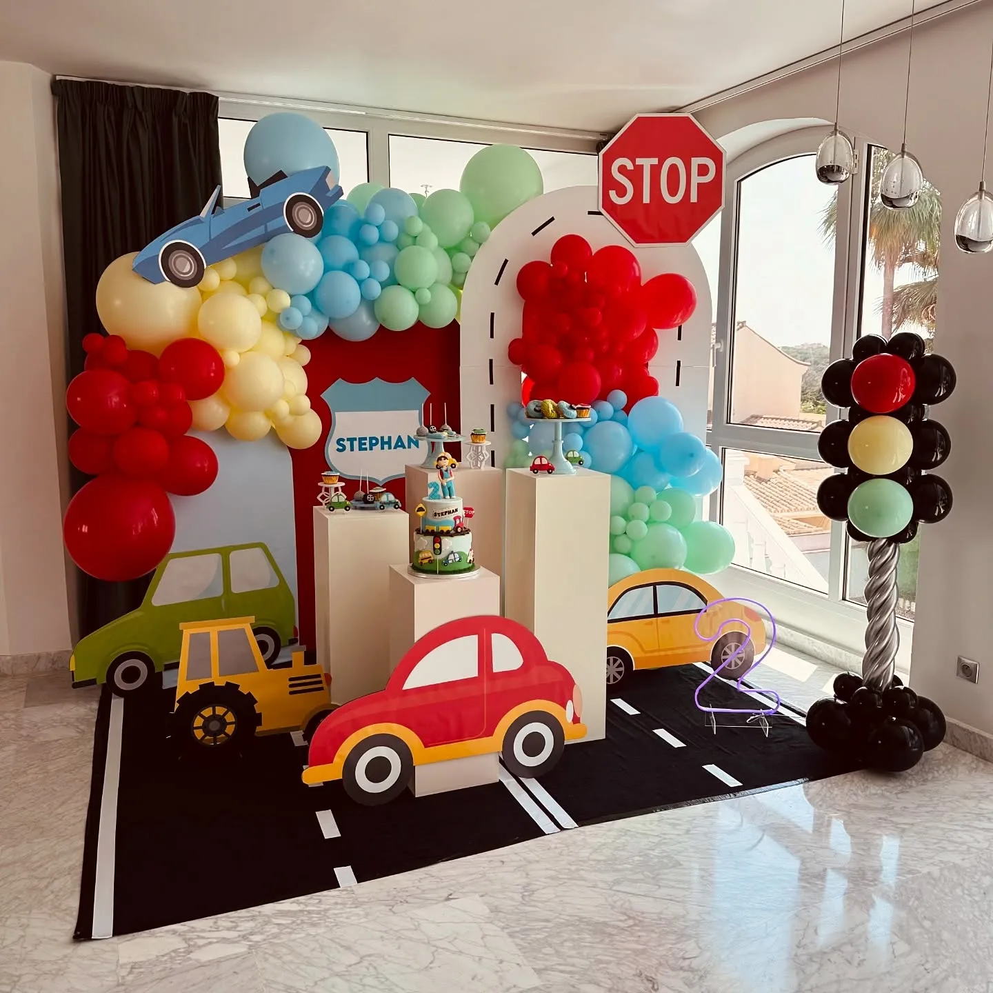 Decoración para cumpleaños realizada por Mi Fiesta Málaga