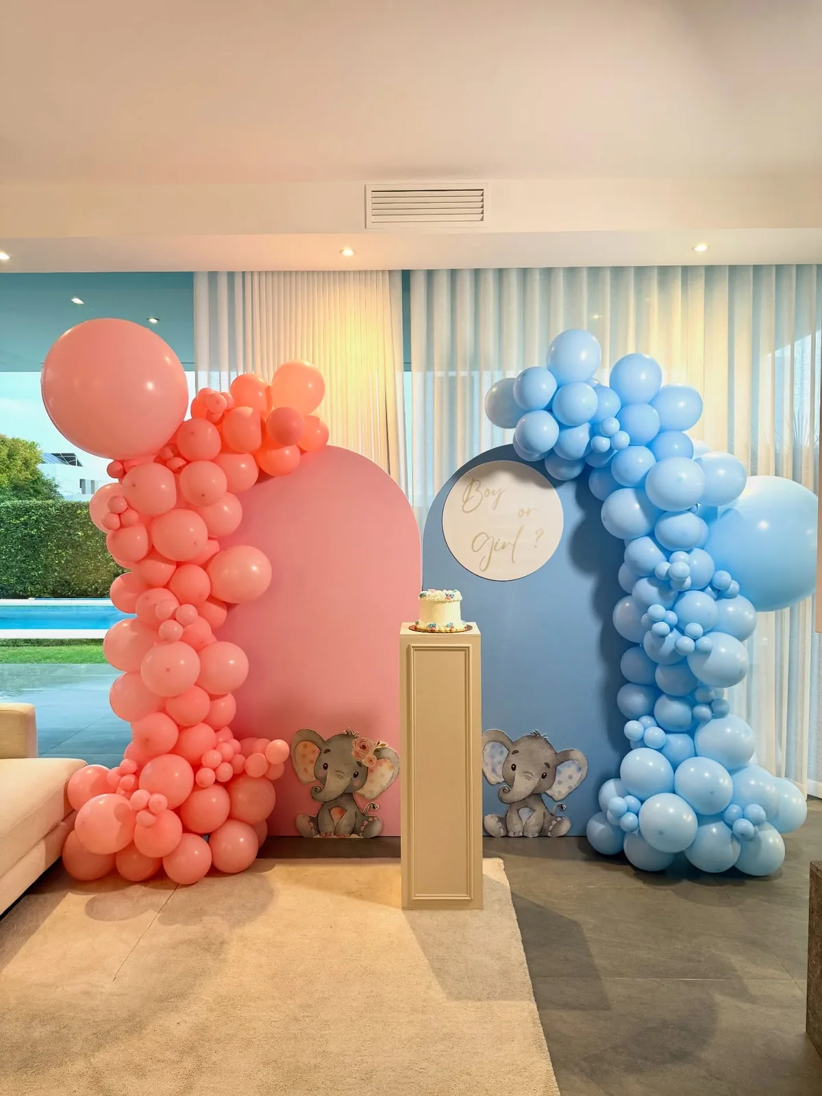 Decoración para revelaciones de sexo realizada por Mi Fiesta Málaga