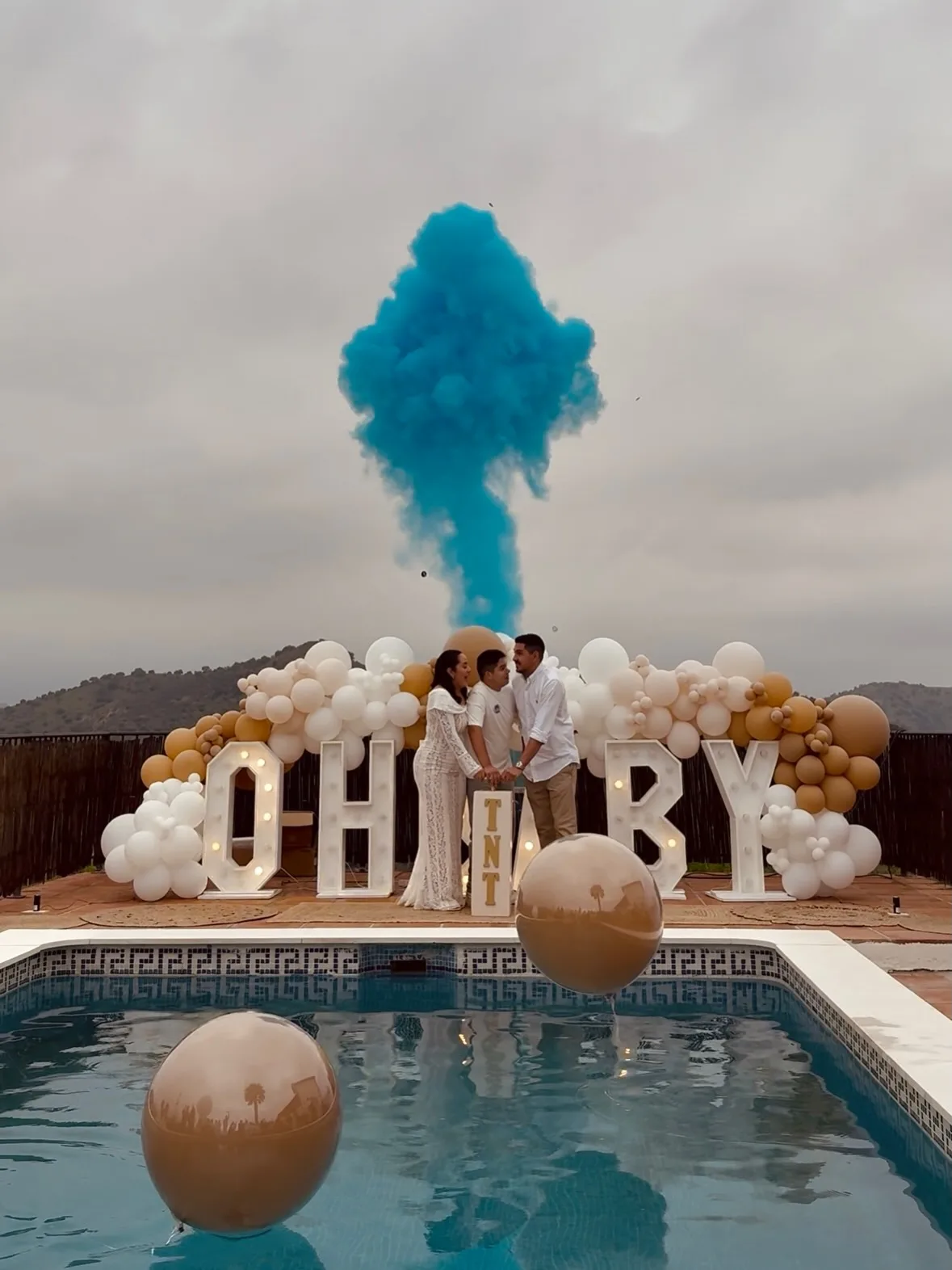 Decoración para revelaciones de sexo realizada por Mi Fiesta Málaga