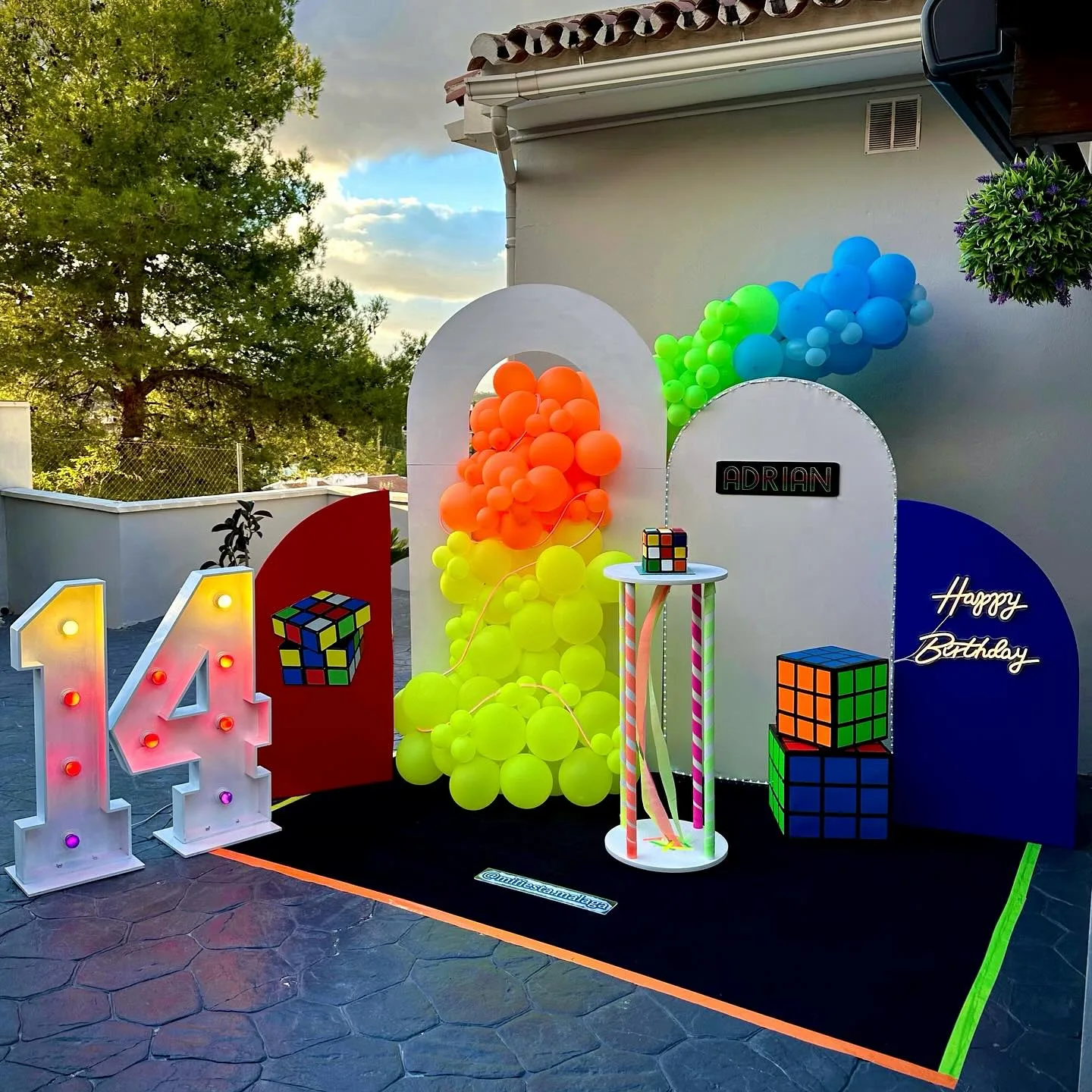 Decoración para cumpleaños infantiles realizada por Mi Fiesta Málaga