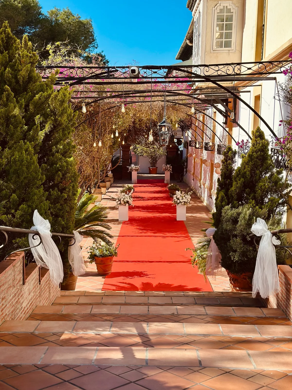 Decoración para bodas realizada por Mi Fiesta Málaga