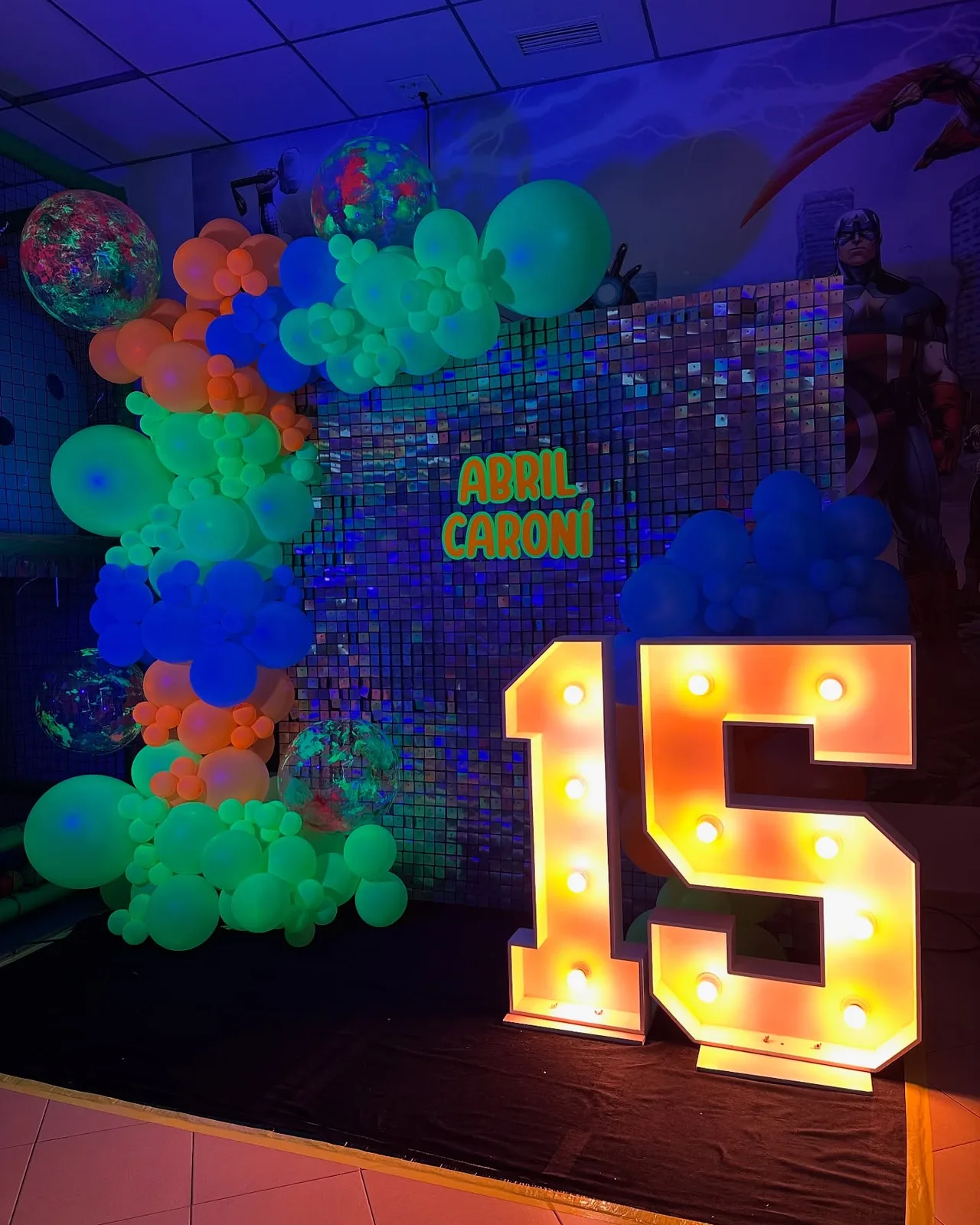 Decoración para cumpleaños realizada por Mi Fiesta Málaga
