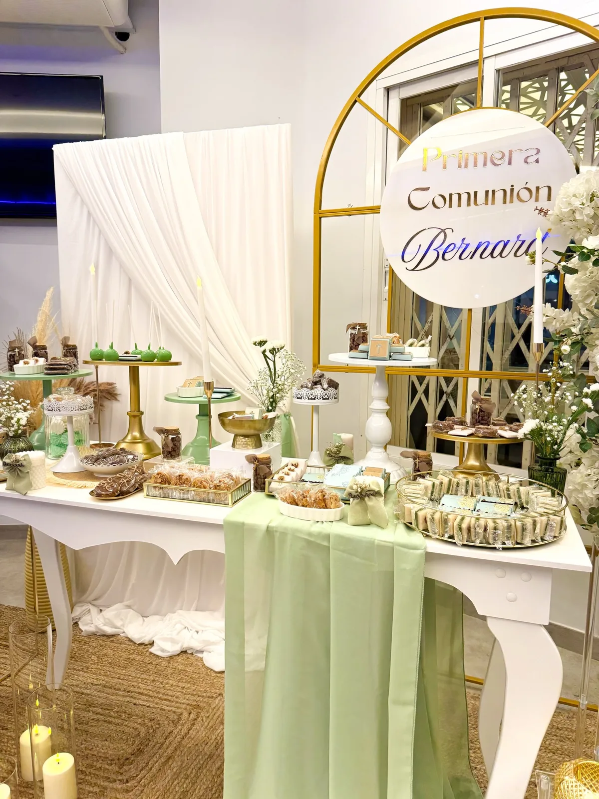 Decoración para comuniones realizada por Mi Fiesta Málaga