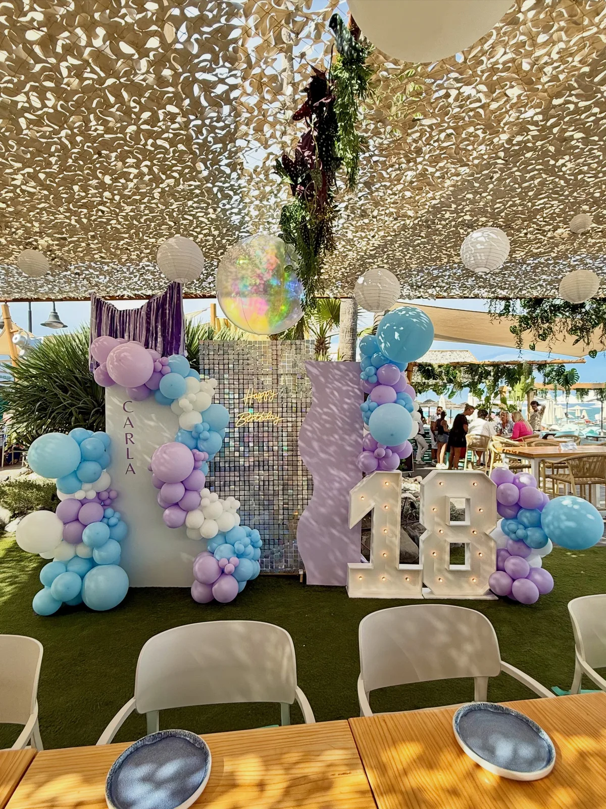 Decoración para otros eventos realizada por Mi Fiesta Málaga