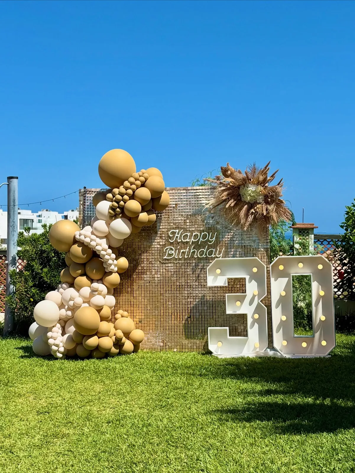 Decoración para cumpleaños realizada por Mi Fiesta Málaga