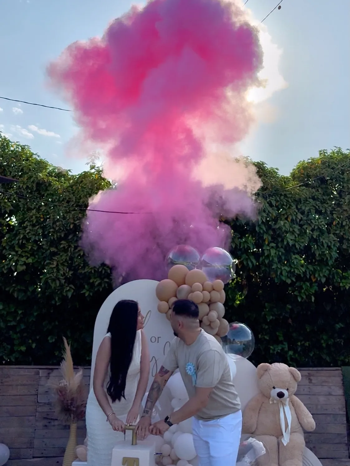 Decoración para revelaciones de sexo realizada por Mi Fiesta Málaga