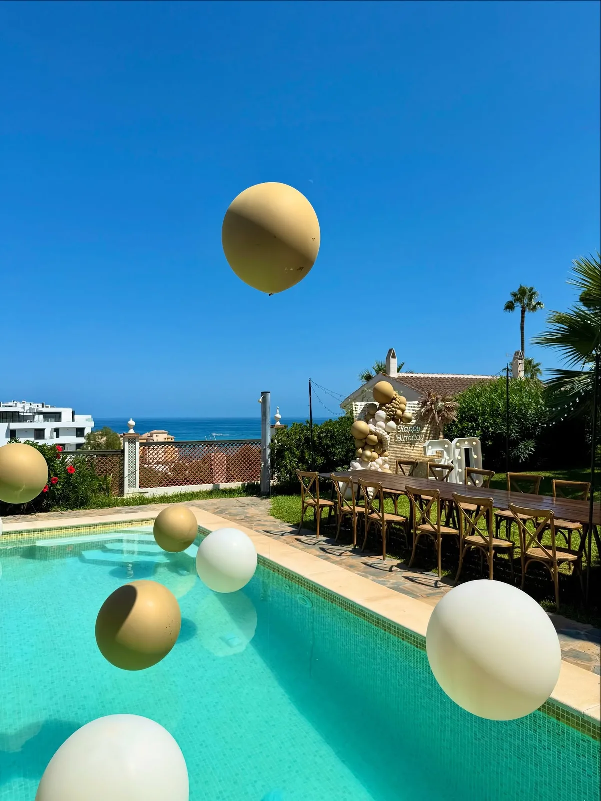 Decoración para cumpleaños realizada por Mi Fiesta Málaga