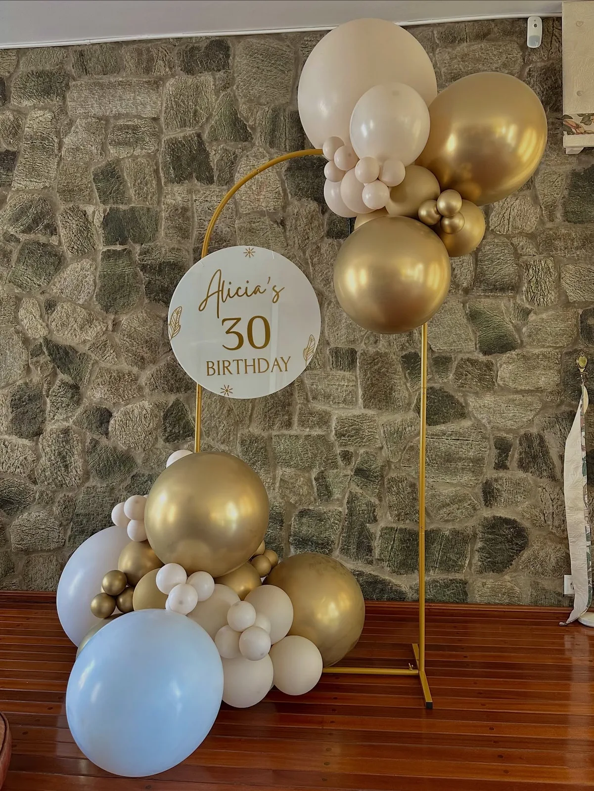Decoración para cumpleaños realizada por Mi Fiesta Málaga