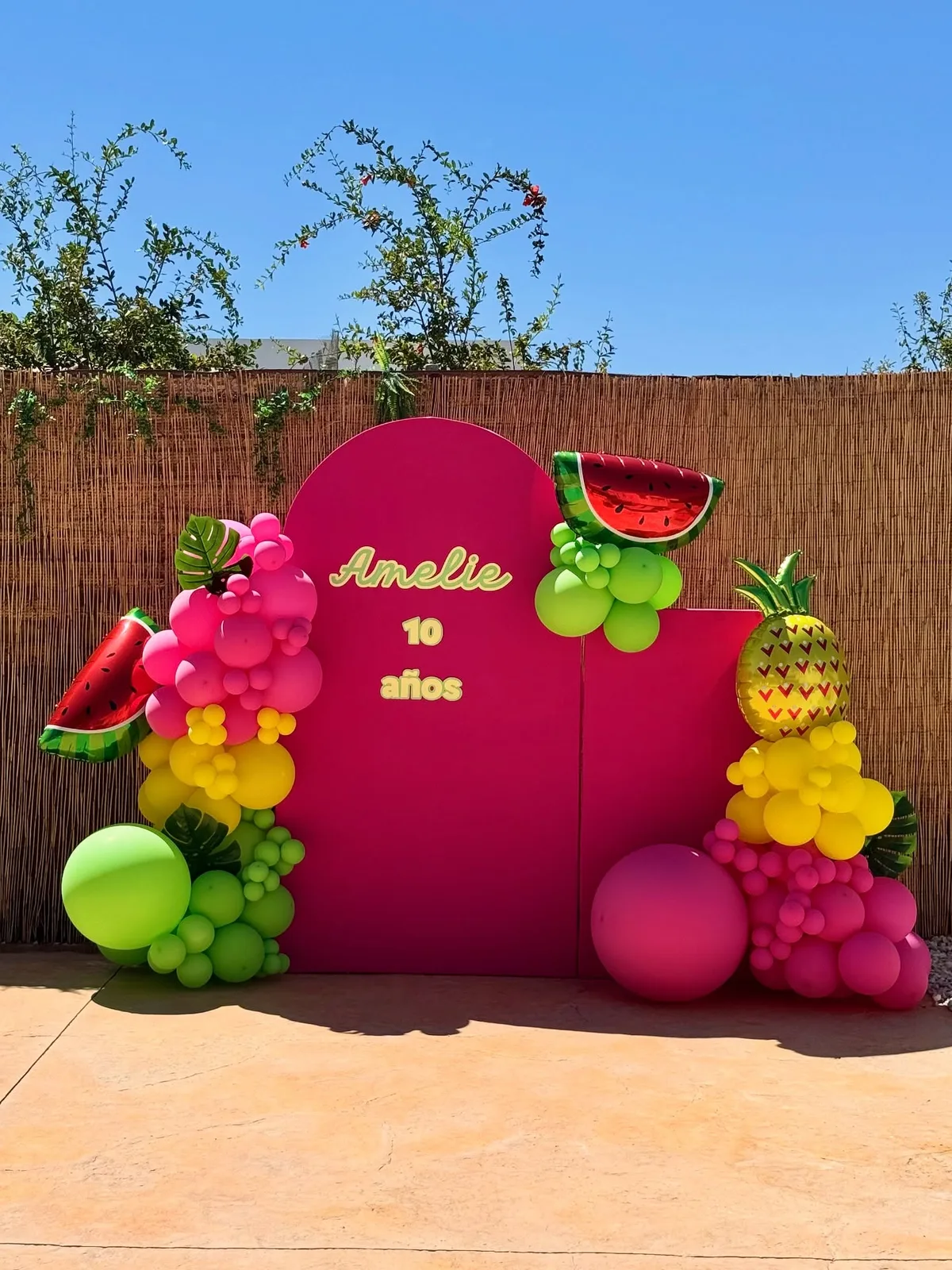 Decoración para cumpleaños infantiles realizada por Mi Fiesta Málaga