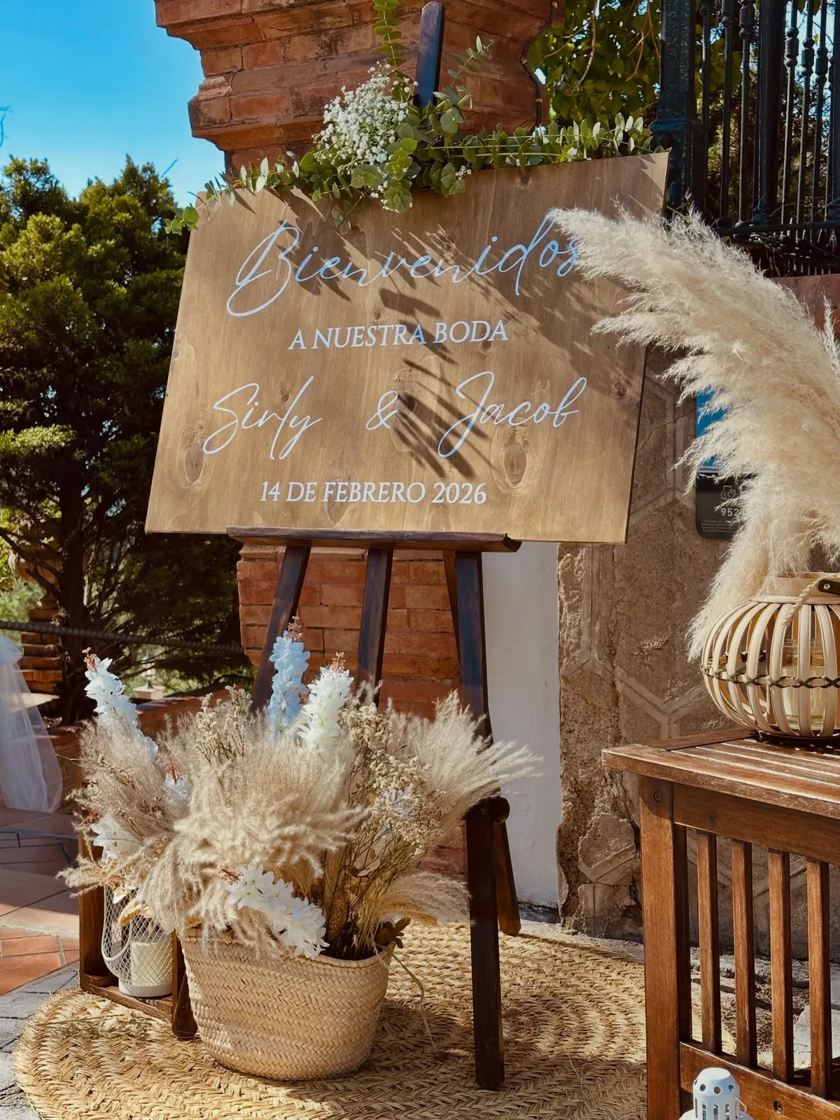 Decoración para bodas realizada por Mi Fiesta Málaga